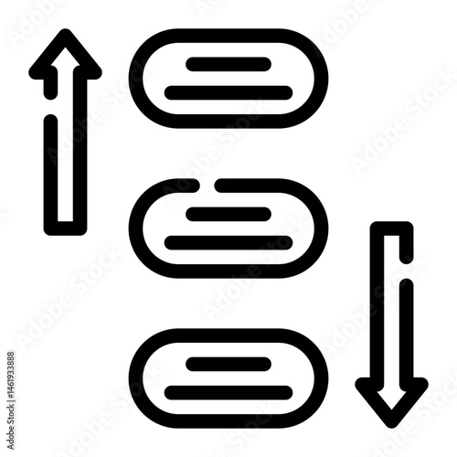 prioritize line icon