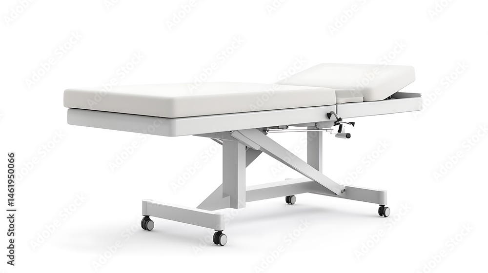 White Medical Examination Table. White Medical Examination Table.