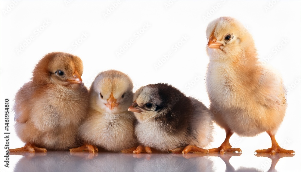 Fototapeta premium a group of chick