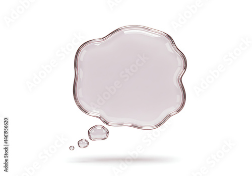 Grunge Text Bubble: Free Thought Bubble Image