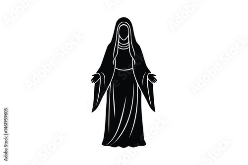 Sister of Mercy silhouette