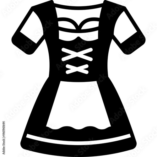 Dirndl glyph icon