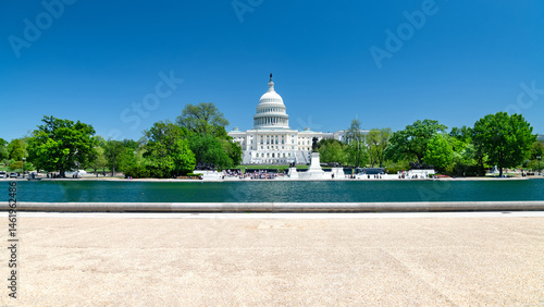 Canvastavla Panoramic view of the US Capitol in Washington D