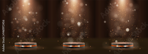 Set includes best price, choice, and seller designs. Vector icons ideal for cinema festivals and events. Award logo suits branding, marketing, or recognition labels. Premium gold foliage crown symbol