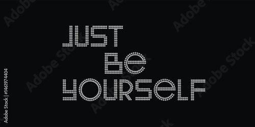 Rhinestone applique print for textile clothes in fashion luxury design. Trendy vector crystal studs embellishment with brilliants for apparel. Jewelry ornament embroidery for t-shirt hotfix transfer