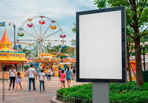 Billboard in Theme Park