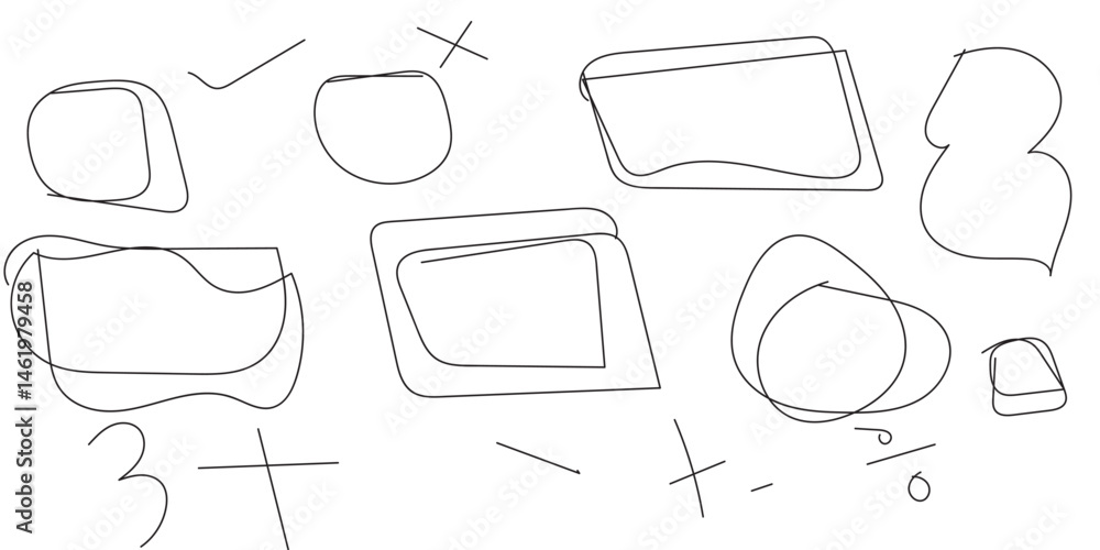 Fototapeta premium Hand drawn doodle sketch