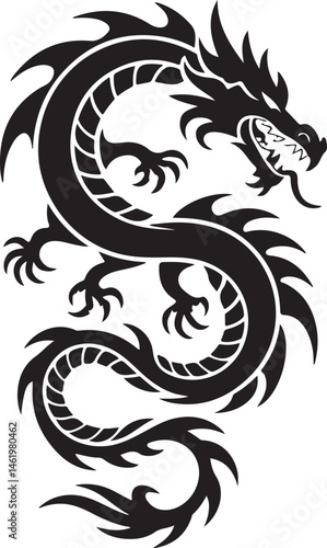 "Dragon Silhouette SVG – Fantasy Tribal Beast Clipart for DIY Crafts & Tattoos"

"Flying Dragon Outline – Mythical Creature Art for Shirts, Prints, and Logos"

"Black Dragon Silhouette PNG – Gothic Ve