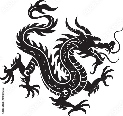 "Dragon Silhouette SVG – Fantasy Tribal Beast Clipart for DIY Crafts & Tattoos"

"Flying Dragon Outline – Mythical Creature Art for Shirts, Prints, and Logos"

"Black Dragon Silhouette PNG – Gothic Ve