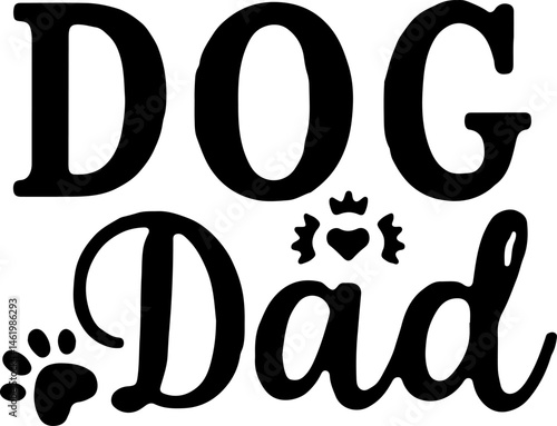 Cute Dog Silhouette Collection – Sitting and Standing Poses in Grass