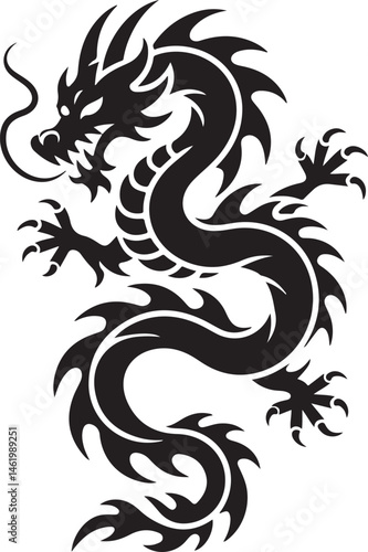 "Dragon Silhouette SVG – Fantasy Tribal Beast Clipart for DIY Crafts & Tattoos"

"Flying Dragon Outline – Mythical Creature Art for Shirts, Prints, and Logos"

"Black Dragon Silhouette PNG – Gothic Ve