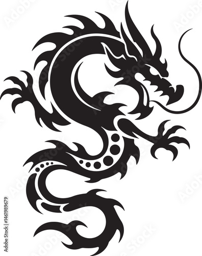 "Dragon Silhouette SVG – Fantasy Tribal Beast Clipart for DIY Crafts & Tattoos"

"Flying Dragon Outline – Mythical Creature Art for Shirts, Prints, and Logos"

"Black Dragon Silhouette PNG – Gothic Ve