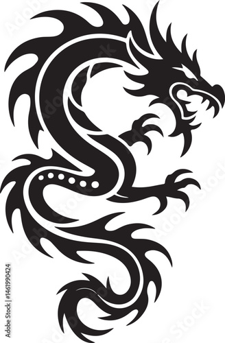"Dragon Silhouette SVG – Fantasy Tribal Beast Clipart for DIY Crafts & Tattoos"

"Flying Dragon Outline – Mythical Creature Art for Shirts, Prints, and Logos"

"Black Dragon Silhouette PNG – Gothic Ve