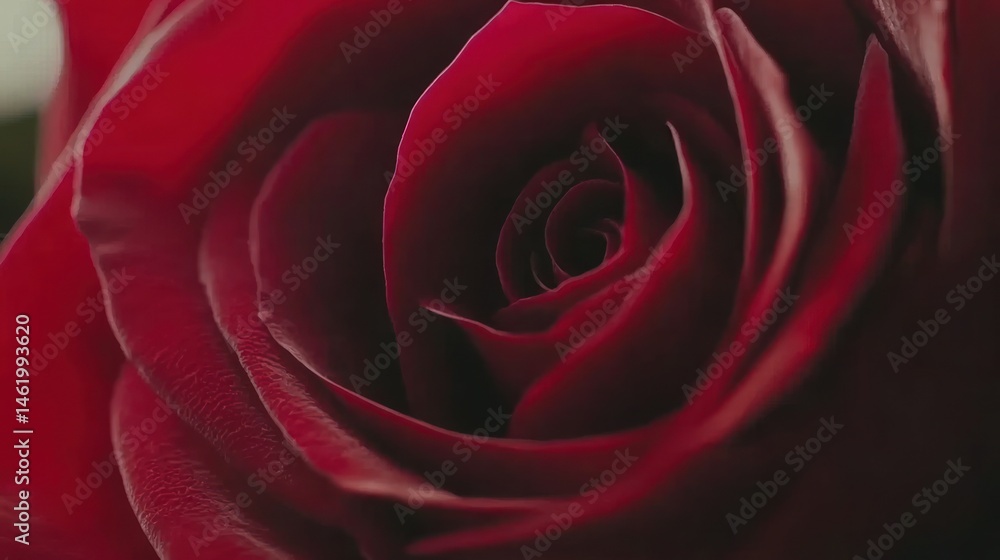 Naklejka premium Deep Red Rose Petals