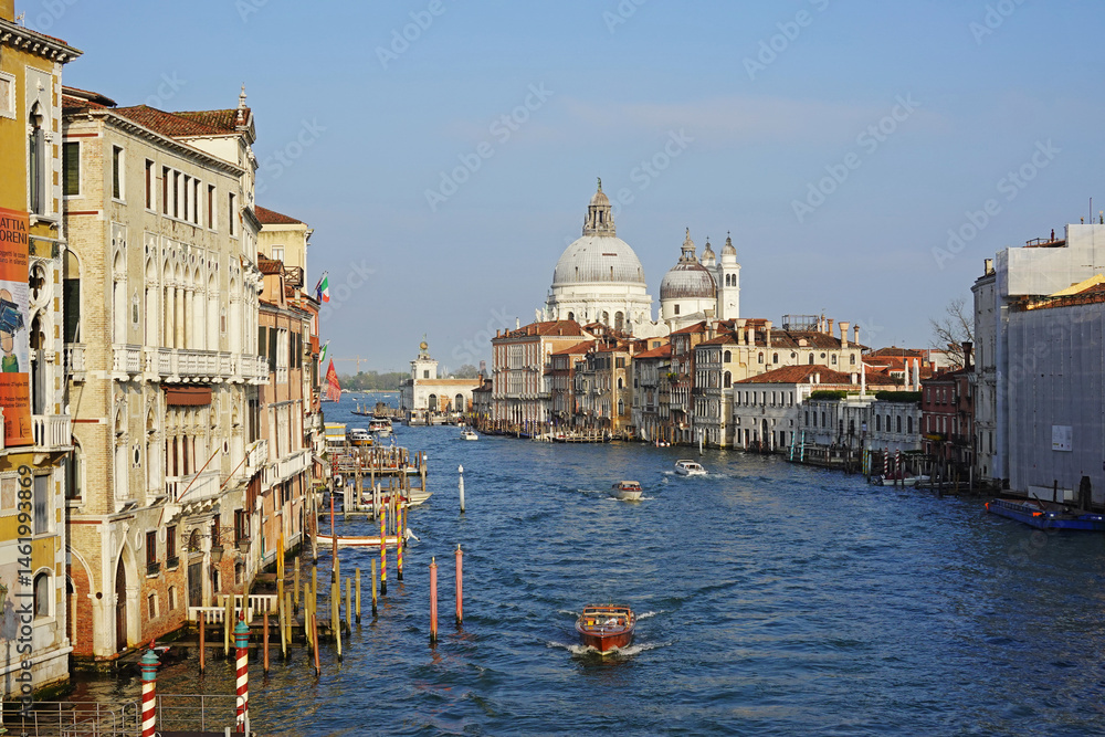 The view of Grand Canal in Venice, Italy