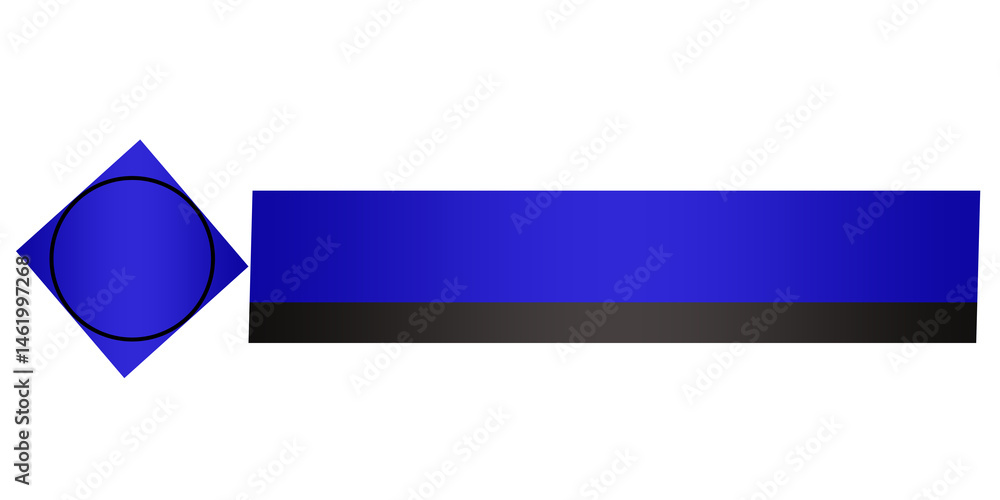 Obraz premium blue and black , Bright and Bold Lower Third for Entertainment Content