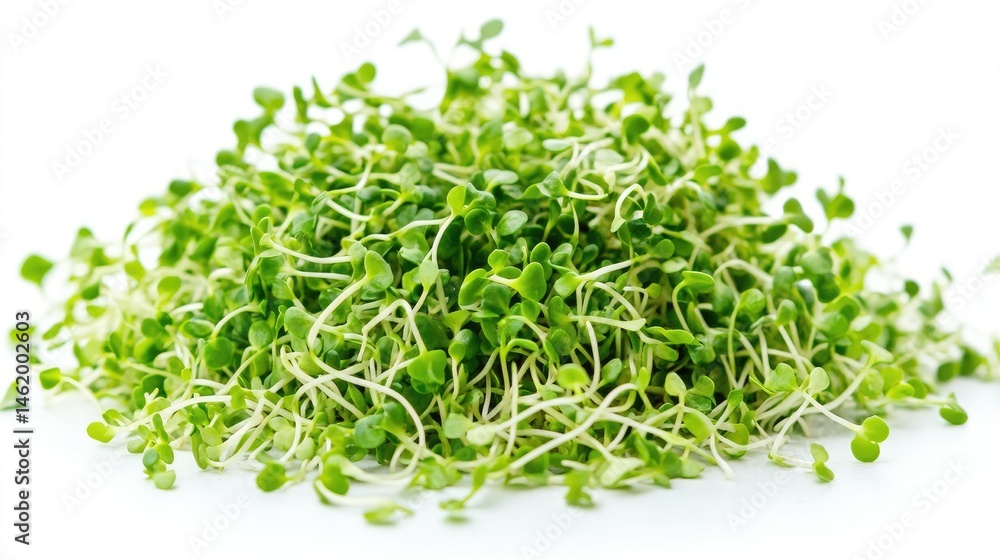 Fresh Green Microgreens Pile for Healthy Cooking and Nutrition Fresh Green Microgreens Pile for Healthy Cooking and Nutrition