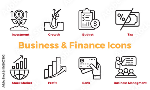 Business & Finance Icons
