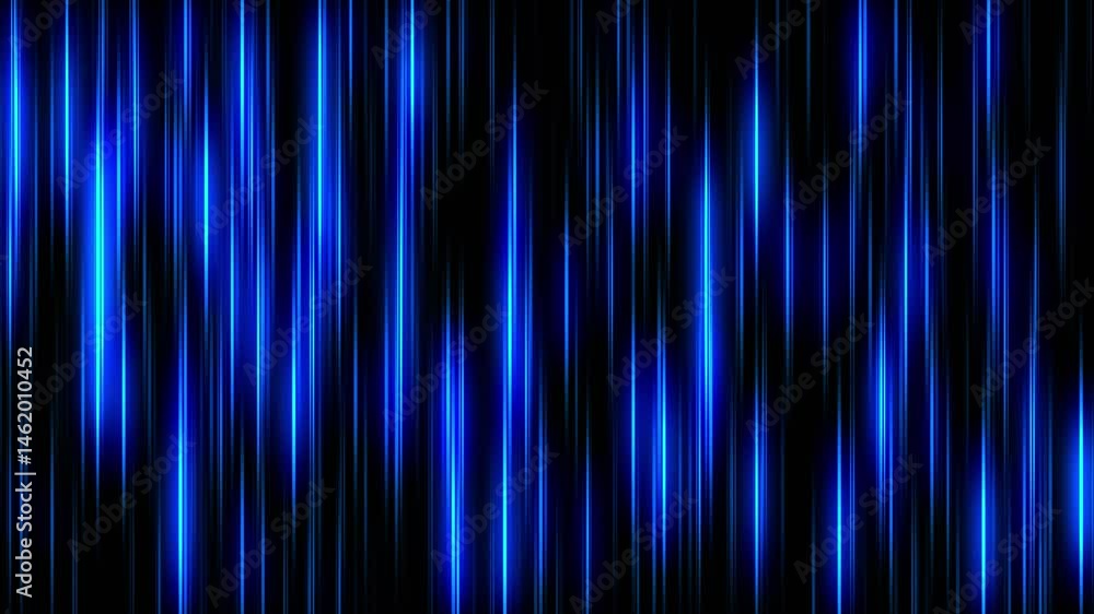 Blue spectral abstract fractal lines background, motion design seamless loop Blue spectral abstract fractal lines background, motion design seamless loop