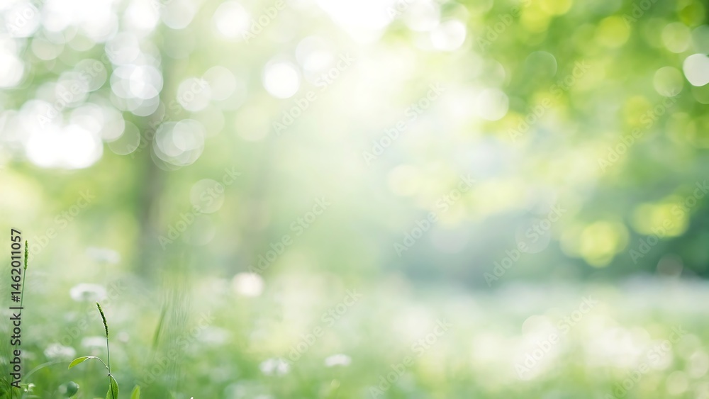 Obraz premium Nature scene with blurred background spring meadow outdoor photography tranquil environment