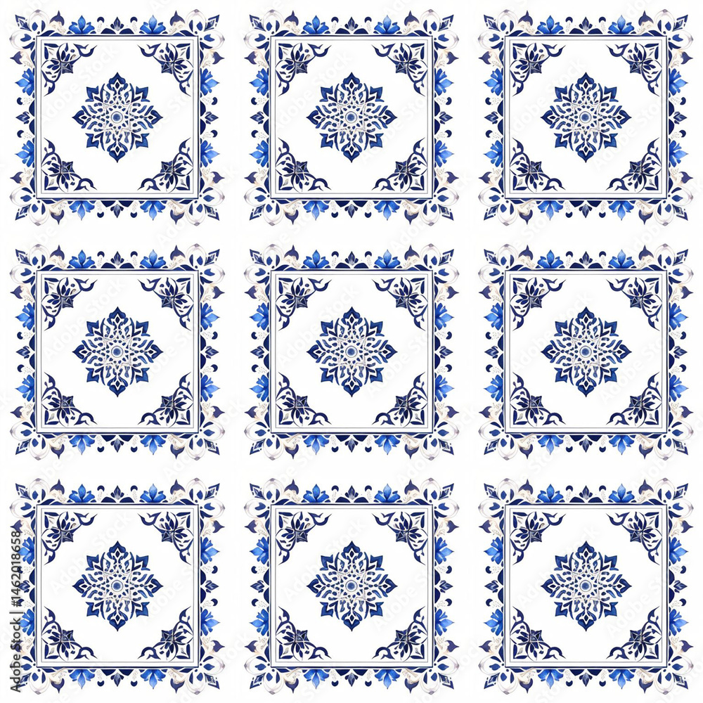 Fototapeta premium set of seamless geometric patterns