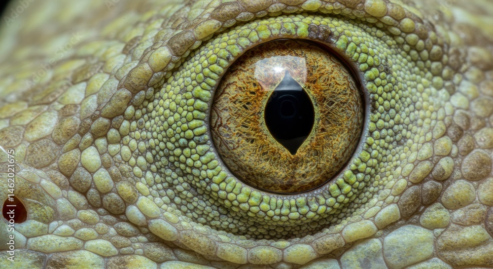 Fototapeta premium Amazing lizard eye detail nature's artistry unveiled stunning macro shot