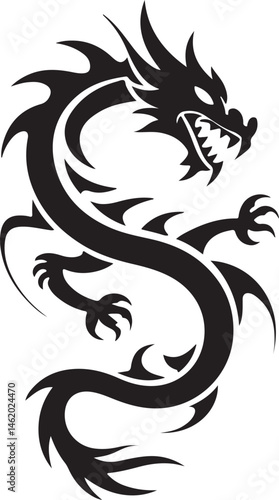 "Dragon Silhouette SVG – Fantasy Tribal Beast Clipart for DIY Crafts & Tattoos"

"Flying Dragon Outline – Mythical Creature Art for Shirts, Prints, and Logos"

"Black Dragon Silhouette PNG – Gothic Ve