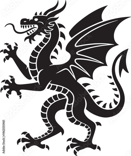 "Dragon Silhouette SVG – Fantasy Tribal Beast Clipart for DIY Crafts & Tattoos"

"Flying Dragon Outline – Mythical Creature Art for Shirts, Prints, and Logos"

"Black Dragon Silhouette PNG – Gothic Ve