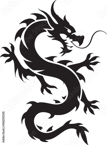 "Dragon Silhouette SVG – Fantasy Tribal Beast Clipart for DIY Crafts & Tattoos"

"Flying Dragon Outline – Mythical Creature Art for Shirts, Prints, and Logos"

"Black Dragon Silhouette PNG – Gothic Ve