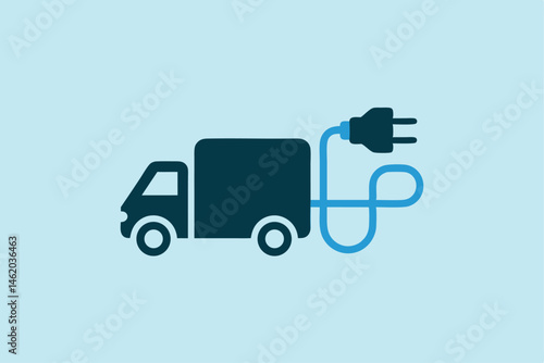 Stylized Truck or Van Illustration