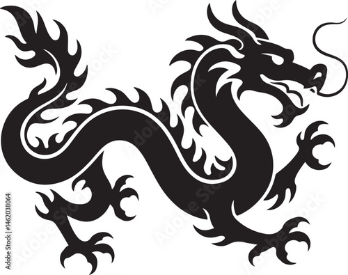 "Dragon Silhouette SVG – Fantasy Tribal Beast Clipart for DIY Crafts & Tattoos"

"Flying Dragon Outline – Mythical Creature Art for Shirts, Prints, and Logos"

"Black Dragon Silhouette PNG – Gothic Ve