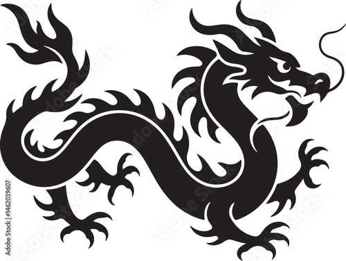 "Dragon Silhouette SVG – Fantasy Tribal Beast Clipart for DIY Crafts & Tattoos"

"Flying Dragon Outline – Mythical Creature Art for Shirts, Prints, and Logos"

"Black Dragon Silhouette PNG – Gothic Ve