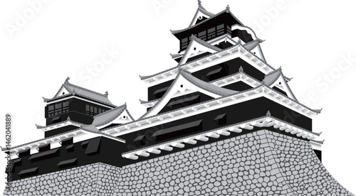 熊本城　天守（修正版）