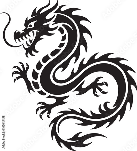 "Dragon Silhouette SVG – Fantasy Tribal Beast Clipart for DIY Crafts & Tattoos"

"Flying Dragon Outline – Mythical Creature Art for Shirts, Prints, and Logos"

"Black Dragon Silhouette PNG – Gothic Ve