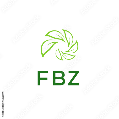 FBZ Letter Initial Logo Design Template Vector Illustration
