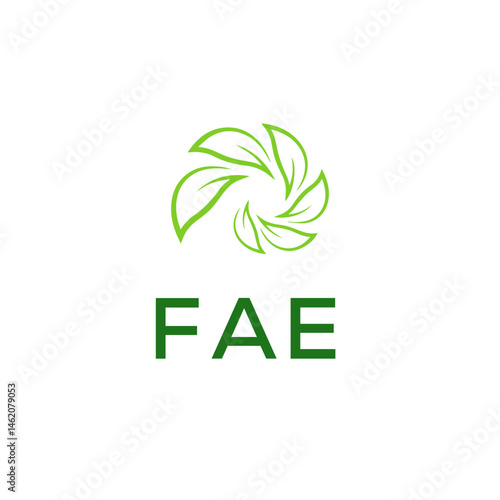FAE letters logo, vector