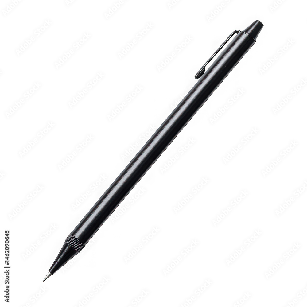 Black mechanical pencil isolated on transparent background Black mechanical pencil isolated on transparent background