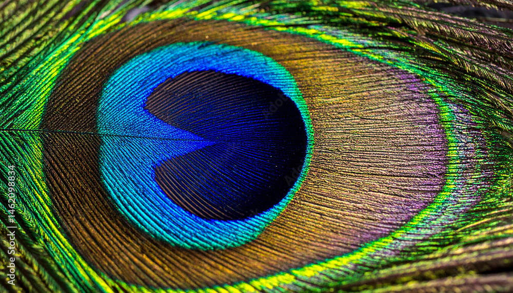 Obraz premium beautiful close up peacock feather