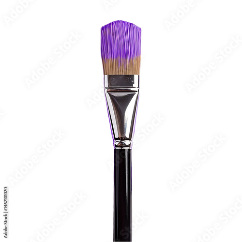 Purple Paintbrush Artist Brush Painting Tool Art Supplies Fine Art Brush HighResolution Image isolated on transparent background