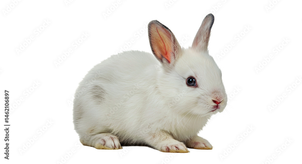 Baby Polish Rabbit Soft White Fur Round Head Sitting Adorably Isolated White Cute Bunny Small Pet Baby Polish Rabbit Soft White Fur Round Head Sitting Adorably Isolated White Cute Bunny Small Pet