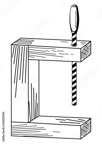 Wooden clamp
