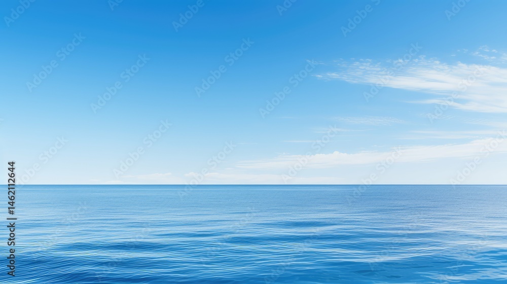 Obraz premium serene solid blue