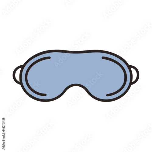 Soft blue sleep mask for restful nights and comfortable travel experiences