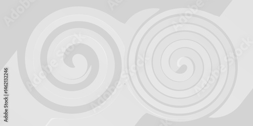 White background with beautiful abstract pattern, banner design
