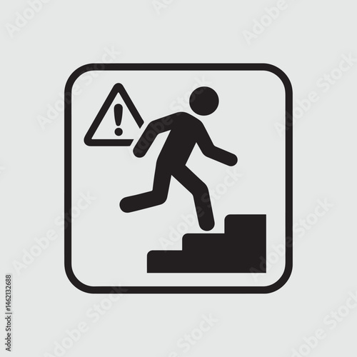 Caution Watch Your Step Icon