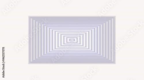  Infinity rectangles pattern in grey on white. Abstract background or design element.