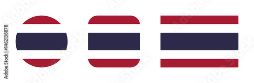 Free Download Thailand flag icon set - GFXLoad