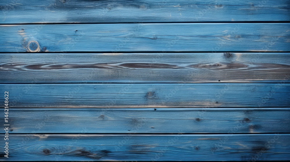Obraz premium planks texture wood blue