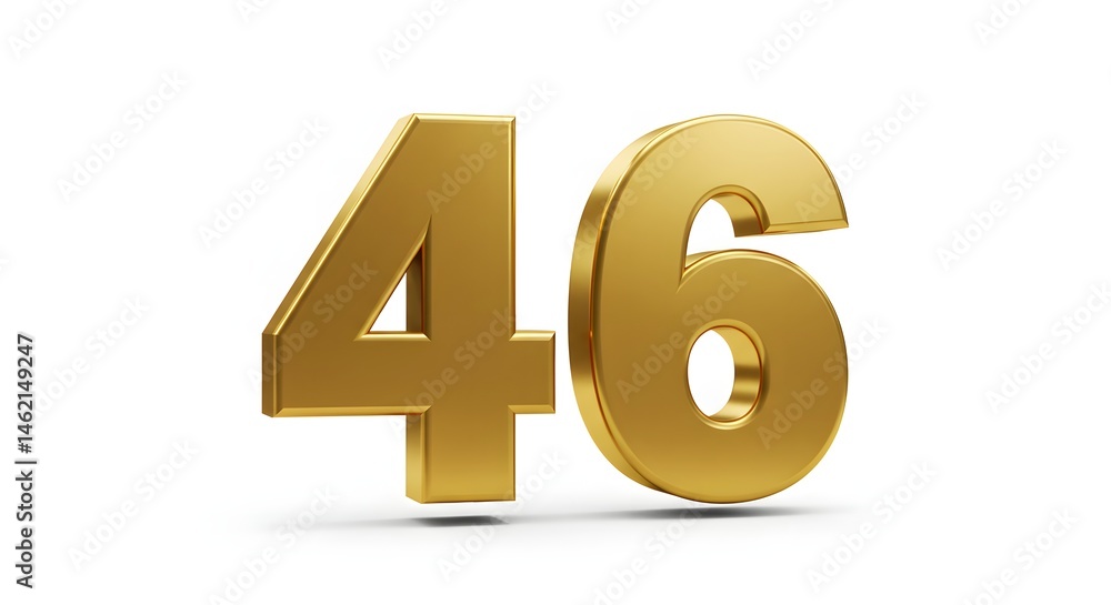 Golden Number Forty Six - 46 Golden Number Forty Six - 46