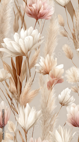 Wallpaper Mural Elegant floral arrangement with soft colors. Torontodigital.ca